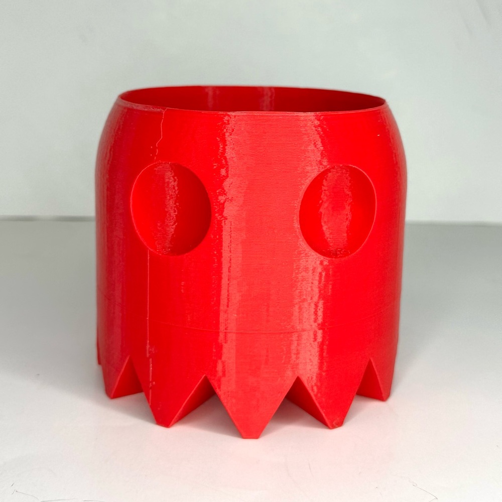 PAC MAN Blinky Ghost 3D Planter